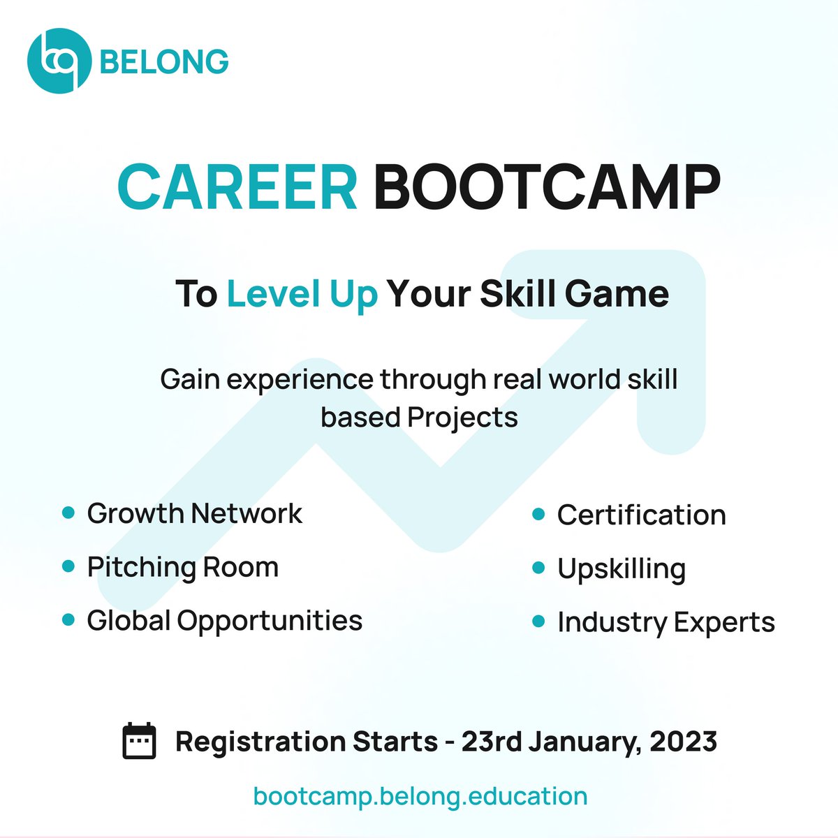 internin_'s tweet photo. Unlock your potential and enhance your skills with Belong Career Bootcamp! Join us for 3 weeks of skills training, networking, and mentorship opportunities. Enroll Today at https://t.co/zVz17JqP3O

#success #career #skillfirst #bootcamp https://t.co/RArFRh0xjg