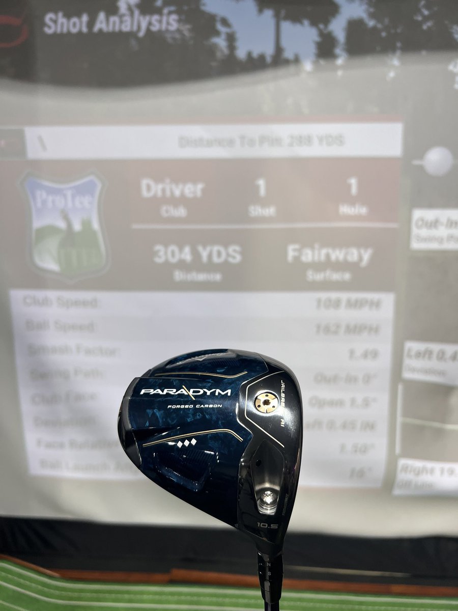 Been trying for several years to get sustained ball speed >160mph.  Tried every driver imaginable.  I have never hit a driver as pure and long as #PARADYM 💎 💎 💎  from <a href="/CallawayGolf/">Callaway Golf</a>  5mph ball speed gained consistently!!  Next up 170mph! 💣 💣 💣
