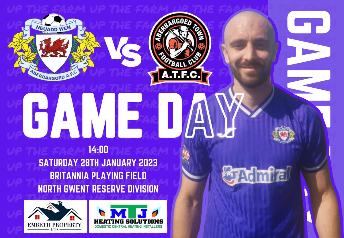 NeuaddWenFC's tweet photo. Game 13 ⚽️
Finally Football is back 💪💜
Aberbargoed Derby!!! Neuaddwen v Aberbargoed Town 2pm ko Britannia Field Cefn fforest, come along and support the lads as we hope to continue our decent run of form, and look to take all 3pts
#upthefarm
#ngrl
#derbyday https://t.co/5RFiQKBUNi