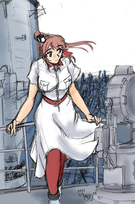 ワンドロまとめ30 #リシュリュー #筑摩 #サラトガ #アブルッツィ #艦これ  