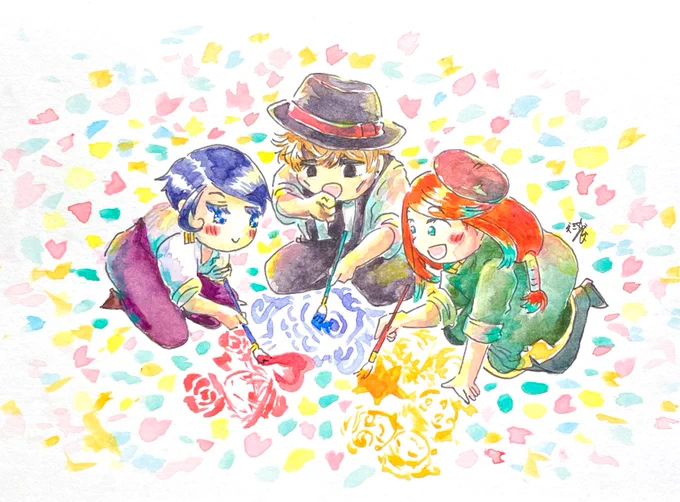 『好きを自由に描いてみようよ』新しいヘッダー絵!#透明水彩 