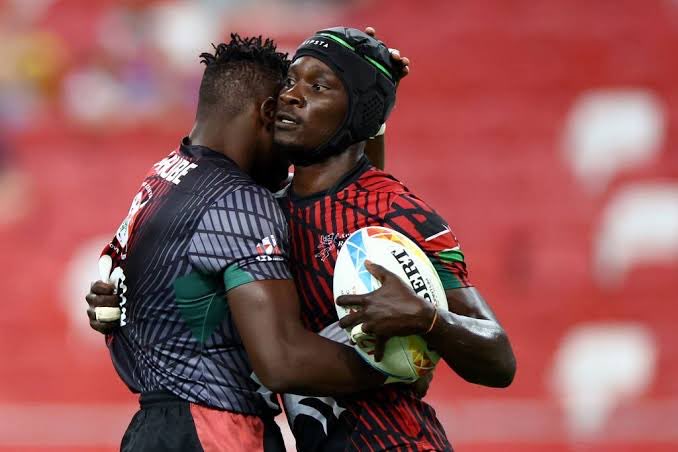 OlympicsKe's tweet photo. Yes Skipperrr! 📌
⁦@Nelsonoyoo91⁩ 2 tries
⁦@OfficialBuffah⁩ 1 try
Tony Omondi 1 try and 2 conversions gives Kenya a win against Uruguay! 🏉

Up next quarterfinals against Spain at 2.16 am EAT.
Well done lads. 🔥 https://t.co/SucAqc5J4h