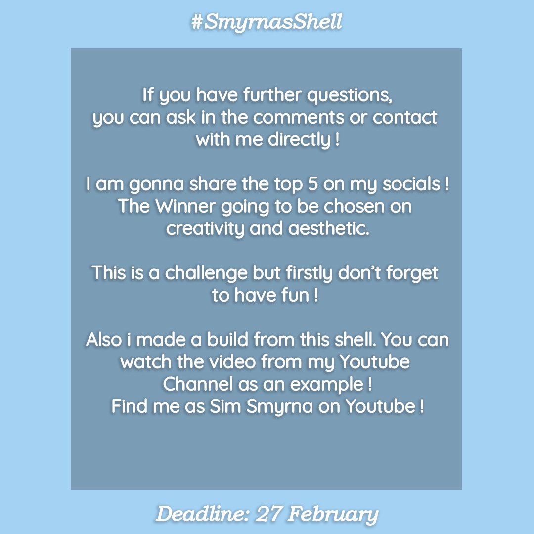SimSmyrnaTw's tweet photo. Details about my #shellchallenge ! #SmyrnasShell #ShowUsYourBuilds #TheSims4 https://t.co/YxitO7K130