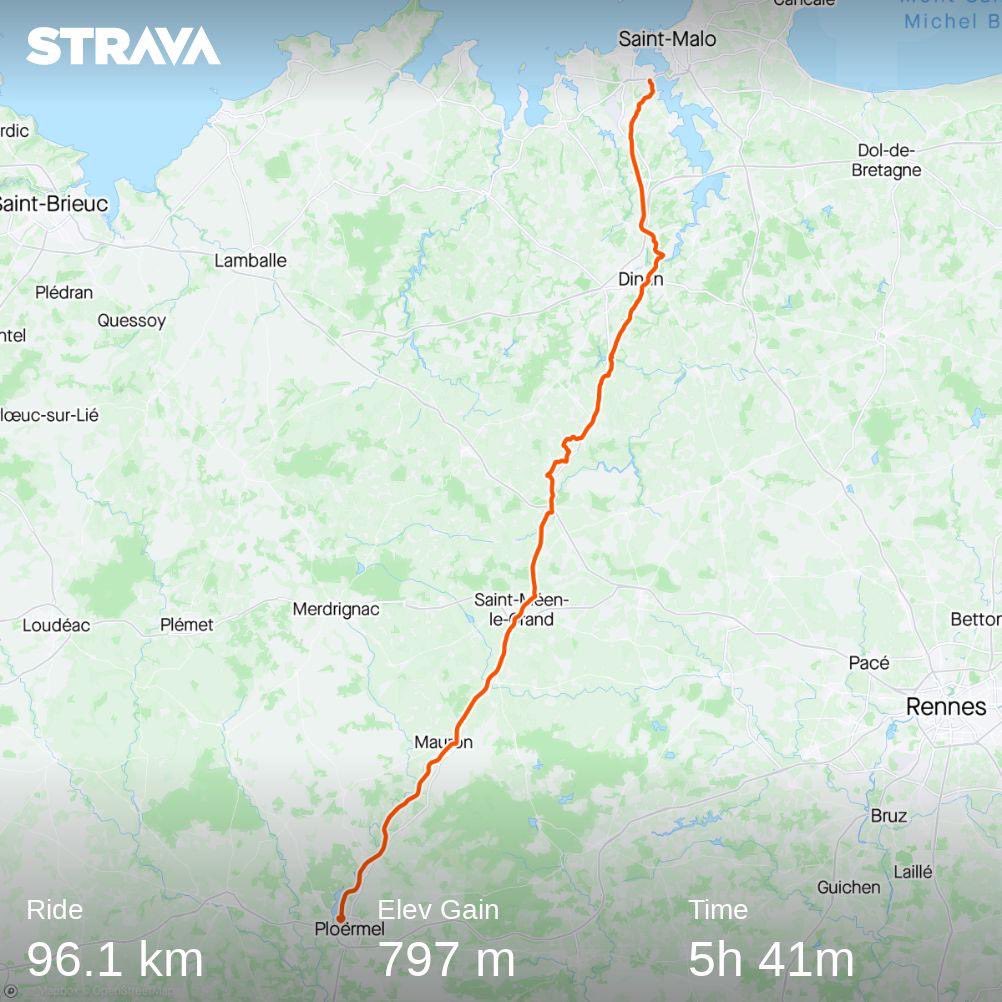 CelestialMum's tweet photo. Last year I also cycled 116 miles (187 km) from St Malo in northern Brittany (France) to Carnac in southern Brittany in 2 days. Possibly the most out of my comfort zone thing I have ever attempted! https://t.co/bSl6C45Anu