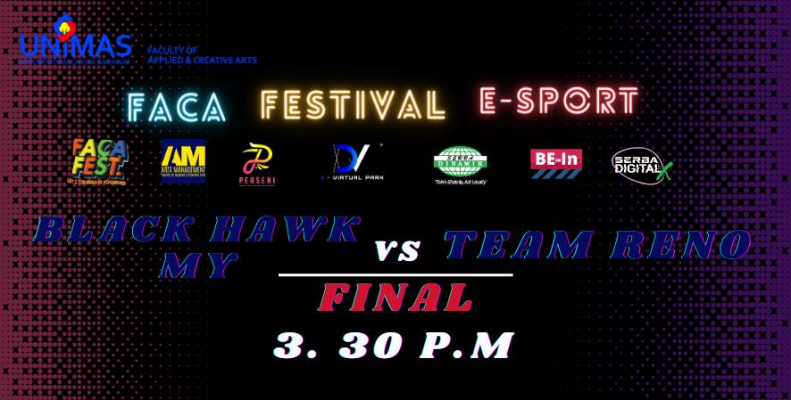 facafest2023's tweet photo. FINAL MLBB FACA E-SPORT FESTIVAL SEMPENA FACA FEST 2023 AKAN BERLANGSUNG PADA JAM 3.30 P.M (28 JANUARI 2023).🎮 PERLAWANAN AKAN DISIARKAN SECARA LIVE MENERUSI https://t.co/meUwBLlqoY . JOM RAMAI - RAMAI JOIN LIVE DI LINK BERIKUT ❗❗❗ https://t.co/qMXF3fSs0r