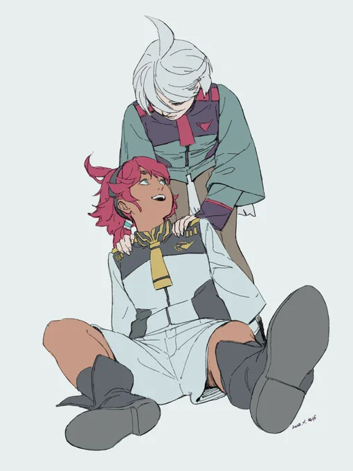 Suletta &amp; Miorine #機動戦士ガンダム #水星の魔女 
