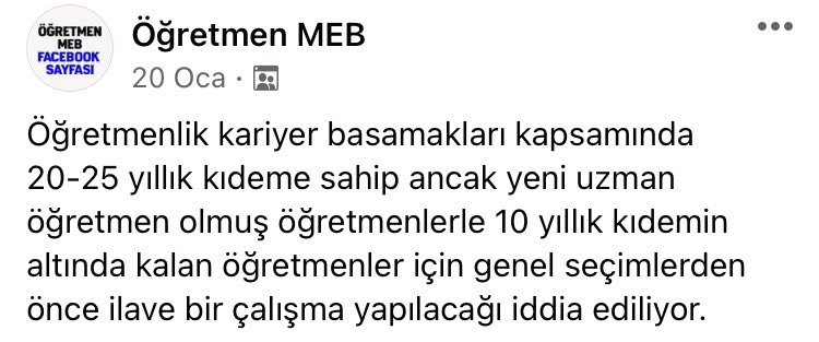 #sözöğretmenin
 Sınava girip yeni uzm olmuş öğretmenlere başöğretmenlik 
10 yılın altına düzenleme 
Şube md ne maaş artışı atama…
 Tek görmedikleriniz

Sınava giremeyen/ girmeyen öğretmenler

Biz üvey evlat mıyız?
#eşitişeeşitücret
#RecepTayyipErdogan 
#meb
#mahmutözer