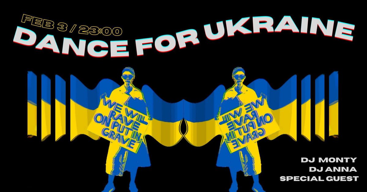 stwithukrainetw's tweet photo. 🪩 Together with our hosts Studio9, we’re bringing you the long-awaited Dance For Ukraine party and fundraiser.

Save the date, and see you all there!

Event details:
https://t.co/Mt2NXMHbpn https://t.co/aamavTgzL8