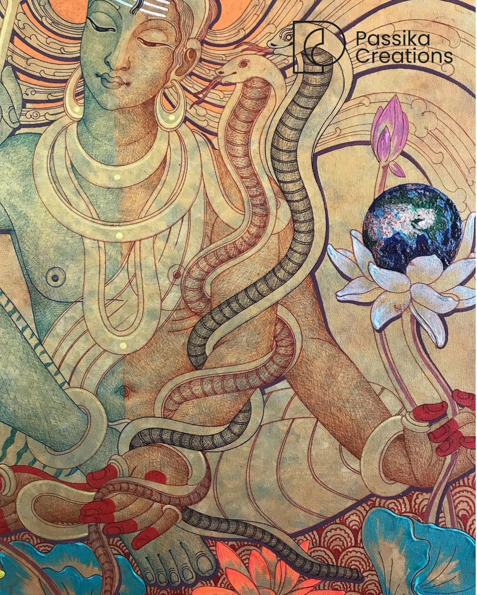 PASSIKACREATION's tweet photo. Adi Shakti Painting is an ancient form of painting originating from India. Adi Shakti paintings are created using vibrant colors and bold brushstrokes to create a powerful and spiritual image. @DhyanPassika 
@PASSIKACREATION  #AdiShaktiPainting #art #paintingoftheday #drawing https://t.co/6td5zqZ4O4