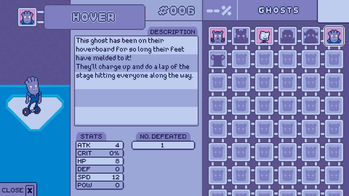 Just updated the demo for my indie RPG Nagayami Nights! Play it here > yozoraki.itch.io/nagayami-night…
A new feature is the Codex menu! Tracking all the ghosts you can battle in the demo, including this newly-added little hoverboard fella.
#indiegames #screenshotSaturday #JRPG