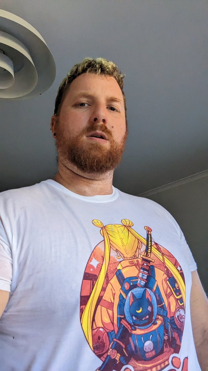 LittleAmbiguous's tweet image. Backyard renos in the middle of a humid summer is not it sis.

Deluding myself into thinking that being a sweaty mess means I'm entering my daddy era? That's the vibe