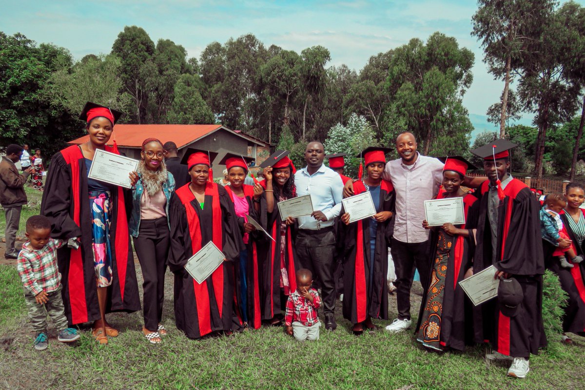 BYC_Ltd's tweet photo. Yesterday we attended the graduation ceremony at the CEPEM vocational training center, where some of the students we trained were among the graduates.
#youthempowerment #capacitybuilding #practicalbasedknowledge  @BureraDistrict https://t.co/g9SgTdUQTq