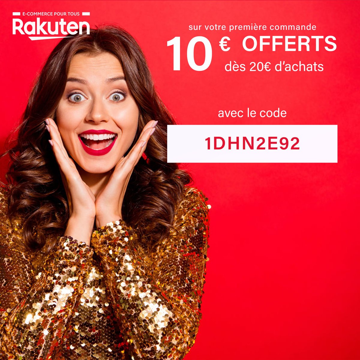 VZustavo's tweet photo. ✅ 10.00€ OFFERTS ✅ sur votre première commande #rakuten à partir de 20€ d'achat.
➤ Code : 1DHN2E92

Inscription ici : https://t.co/gif1Bm6e2x

#rakutenfrance #promos #ps5 #xboxseriesx #soldes #concours #codeparrainage #bonplan #soldes #clubrakuten #shopping #ventesflash https://t.co/wtTAtpoNYg