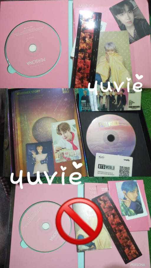 diaryuvieaa's tweet photo. ❗WTS WTS ❗
 Pc glimo Chenle 60k
Rpc dvd Namjoon 100k
Pob jimin 200k
Renjun lemo 10k
Poster butter 30k
Album Persona unselead fullset 220k
Album bts word fullset 270k

✔️KEEP NO CANCEL
✔️NEGO SAMPE DEAL
✔️CICILAN (WAJIB DP 50%)
✔️ OREN
🌱DOM KEDIRI JATIM https://t.co/v6xnxqkra4