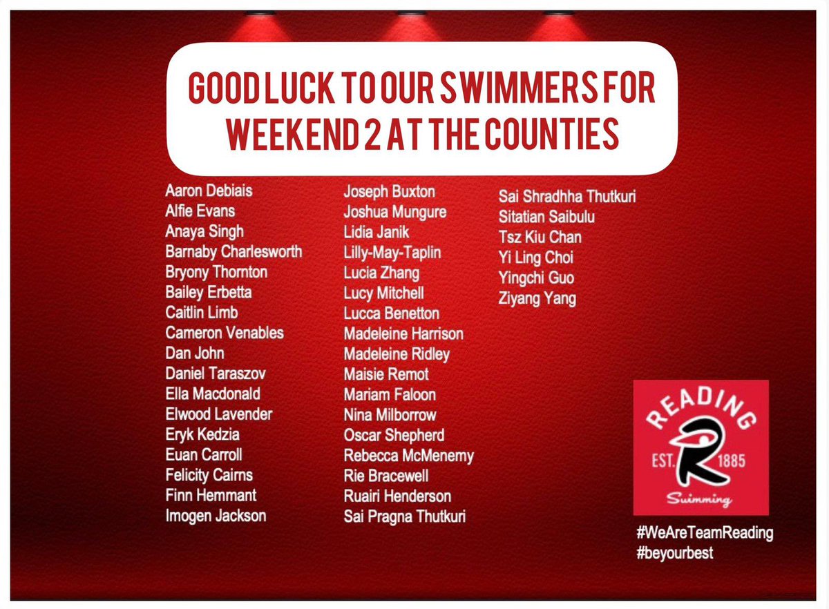 Reading Swimming tweet media