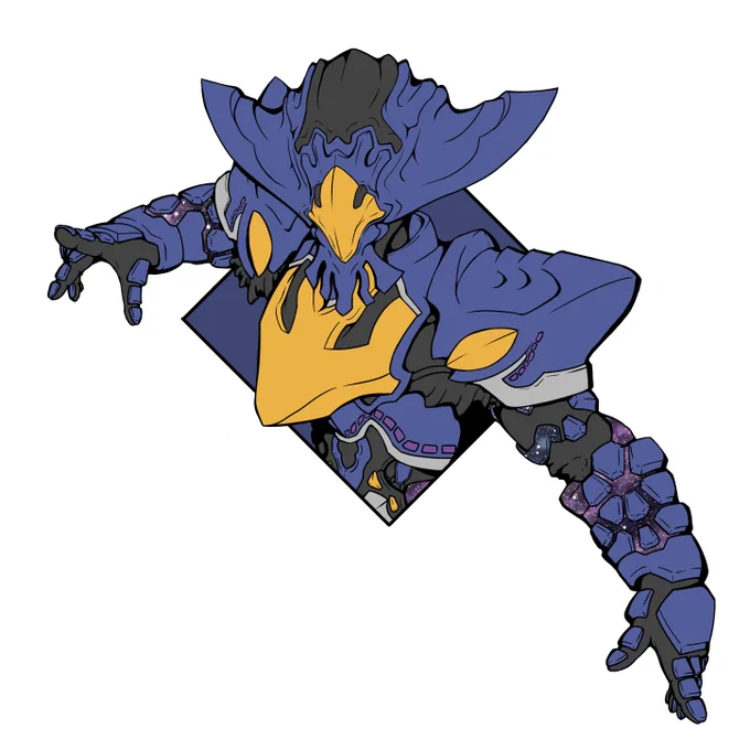 描いてる途中で全神経を消耗したうちのキセノン#エレメトロン 