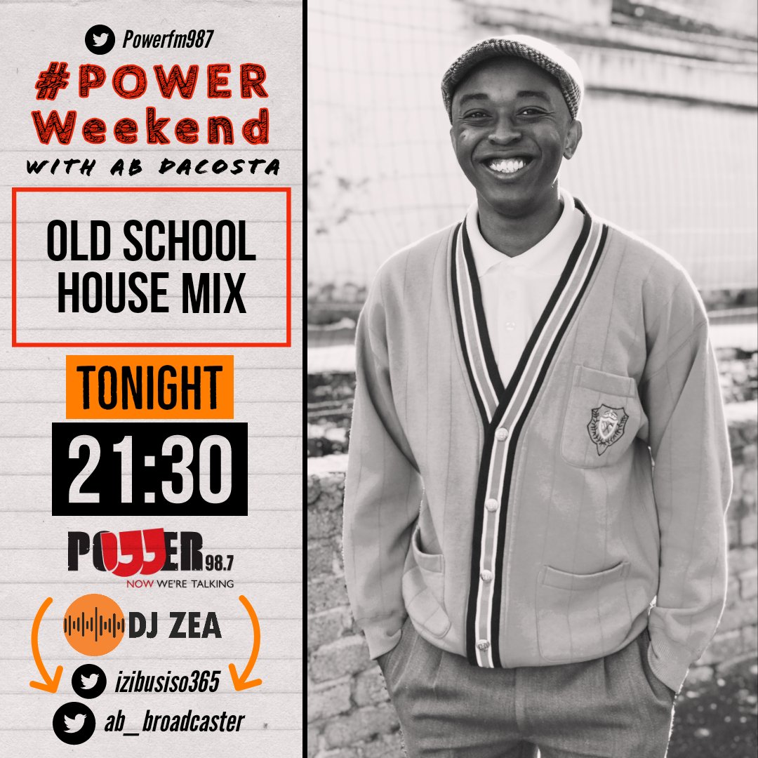izibusiso365's tweet image. Tonight at 9:30PM I am taking you back in time with a special mix on #POWERWeekend with @AB_Broadcaster ..You don't wanna miss it!