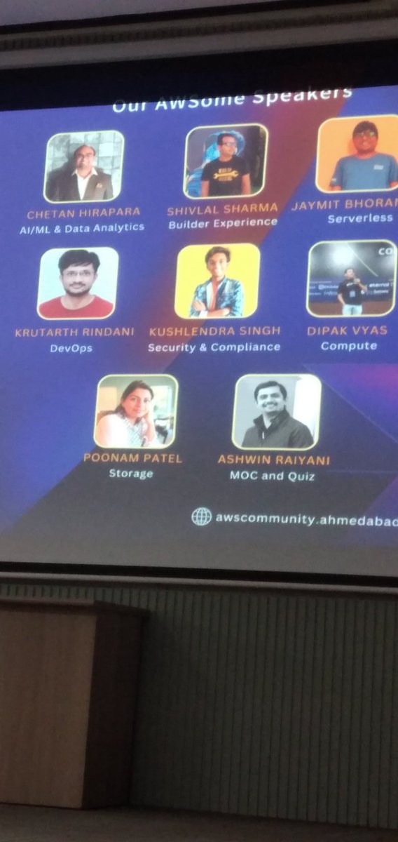 freaky_tanmay's tweet photo. Attend AWS Re:invent Re:Cap Meetup at Ahmedabad to learn about latest update and the most recent advancements in AWS technologies.
#awsugahm #awscommunity #reinvent #Ahemdabad
#recap https://t.co/EImm4rzv7W