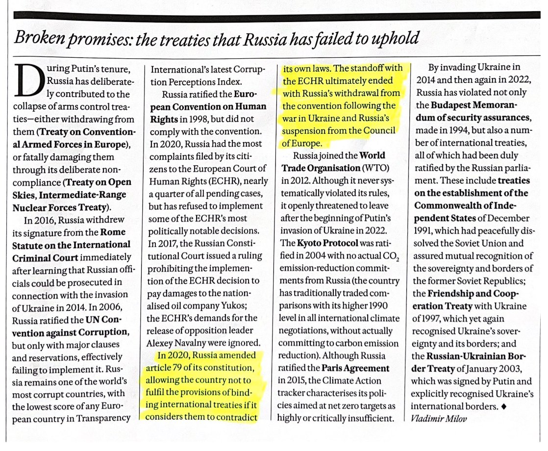 New Prospect... fab pieces on Ukrainian conflict, including this....  See yellow highlight.  Isn't this what our current Home Secretary wants to achieve?