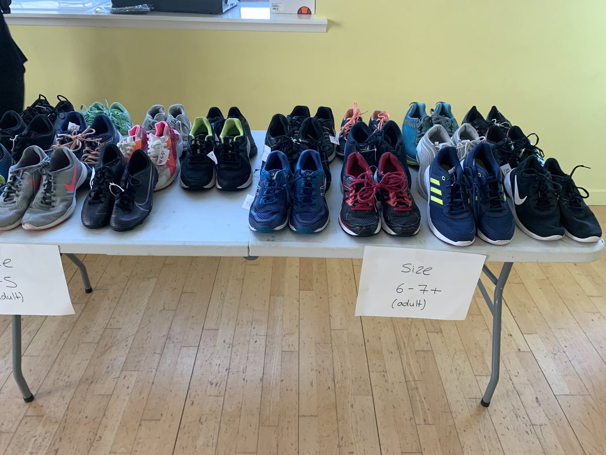 ActiveGovan's tweet photo. All set up & ready to #PassItOn at todays #KitForAll event at Park Villa Hub next to @PirieParkPS. Pop down any time between 1pm and 3pm to find out about local sports clubs & pick up some kit while stocks last! @makedogrow @ThrivingGovan https://t.co/QMnUXG4z0N