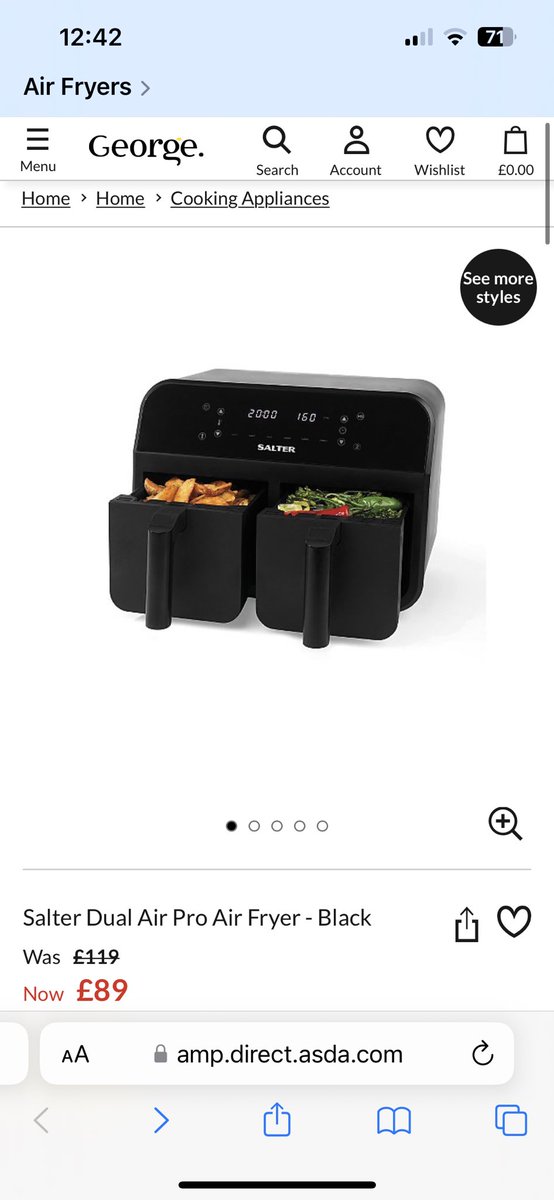katylwalton's tweet photo. @AsdaServiceTeam trying to buy this at the stated deal price but adds into basket at higher price. Can you help please? https://t.co/mOjpPnQLkB