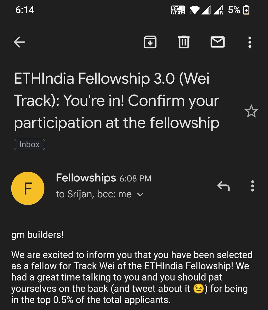 distroinfinity's tweet photo. gm gm
exciting spree of building and shipping incoming🔧🚀 @devfolio @ETHIndiaco #eif3 https://t.co/wWmxXEGouE