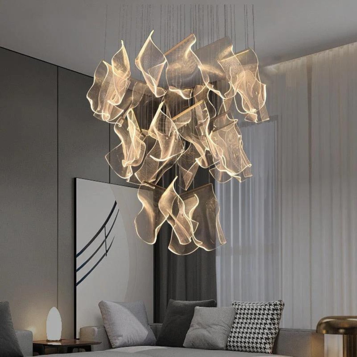 Use the decorative design of this fancy flowing abstract LED pendant to accent your contemporary decor.
------
Shop Now: galastellar.com/products/moder…
.
#pendant #ledpendant #pendantlights #ledlights #decorative #art #artwork #modernart #modernartwork