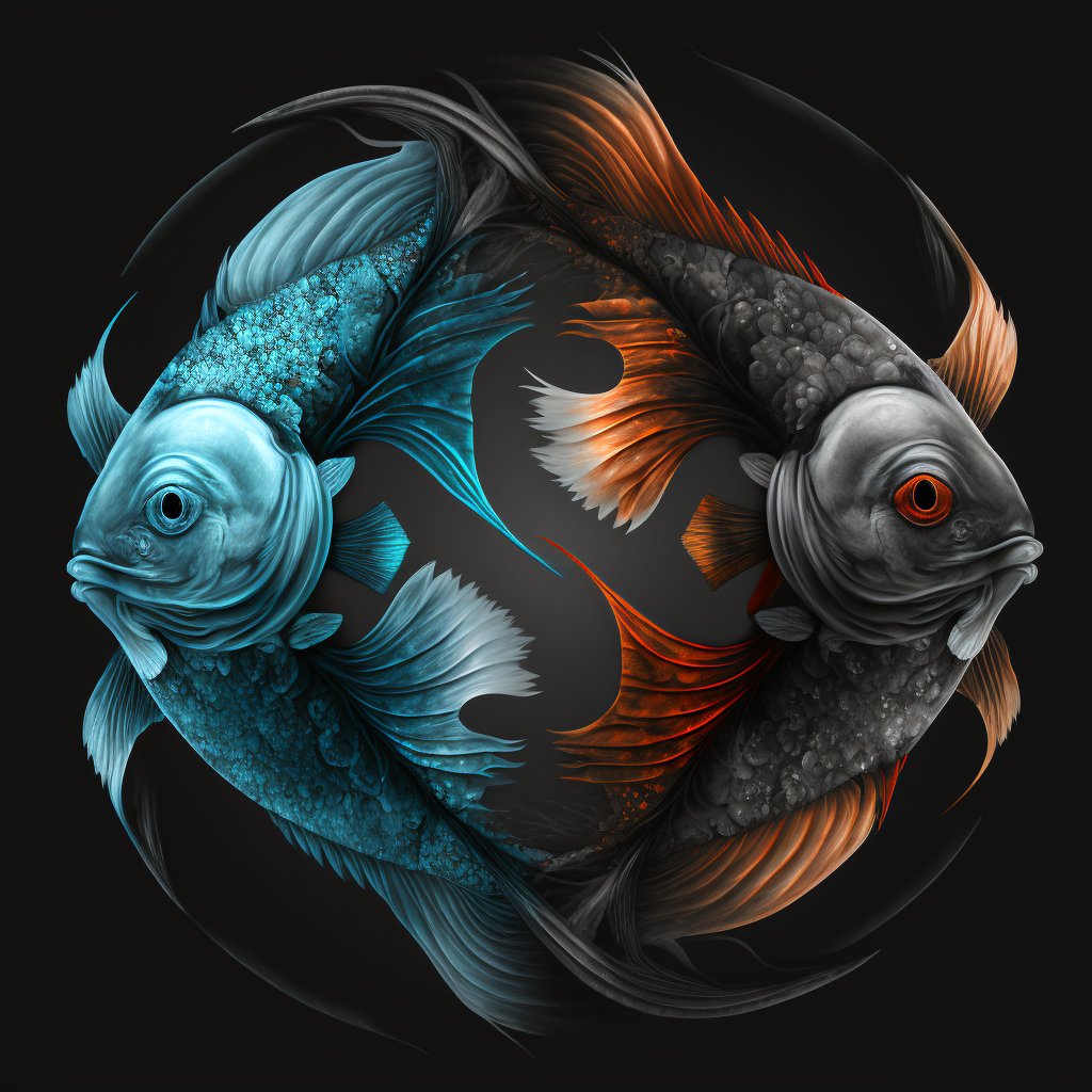 Here are some excellent AIGC-related art works about Pisces.