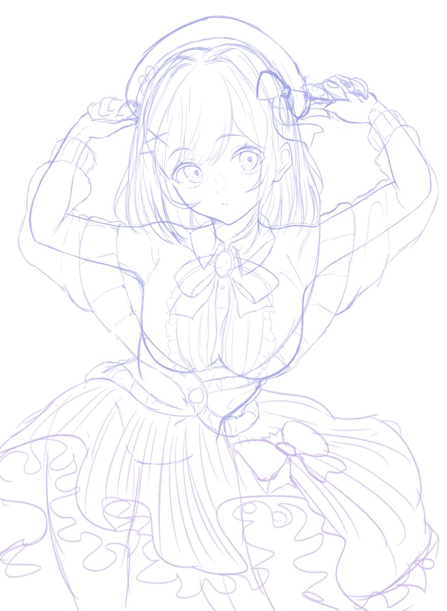 ずっと前のやつだけどこれくらい描いてる途中に描いてる子が変わることもあります。
「アキちゃん」→「ミオちゃん」→「るるちゃん」→「るるちゃん完成」
無駄に時間かかるしホントによくない 