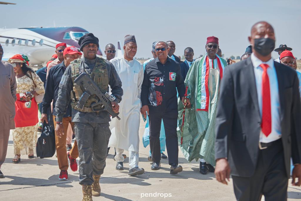 I just arrived in Maiduguri for today's rally. I appreciate the all-Nigerian warm reception accorded to Datti and I. -PO