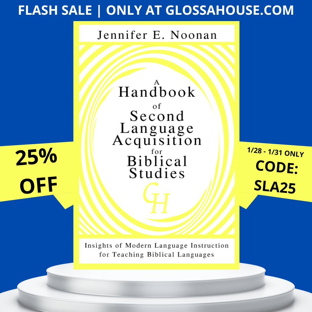 My wife, Dr. Jennifer Noonan, recently talked with Dr. Michael Halcomb of <a href="/GlossaHouse/">GlossaHouse</a> about biblical language learning and her new book, which is on sale through January 31. Give it a listen and get the book!

glossahouse.com/podcast/episod…