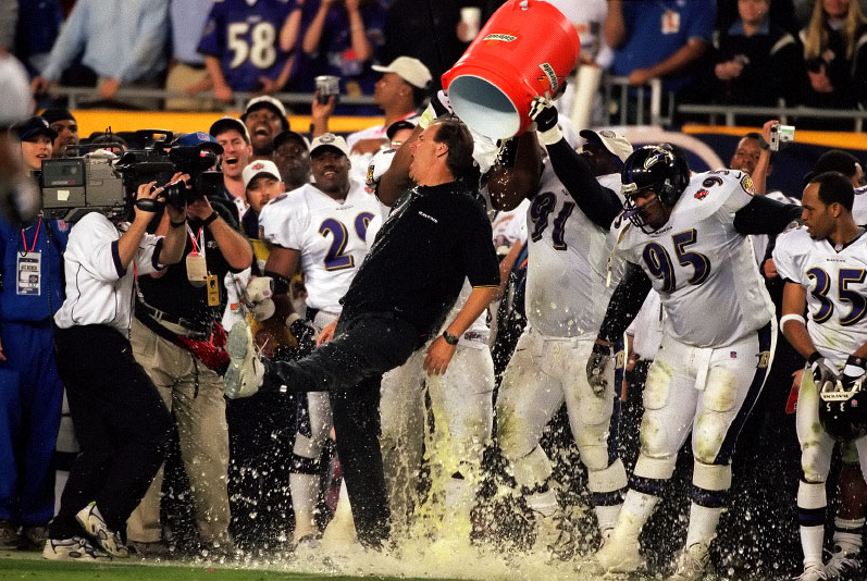 LiveRavenNation's tweet photo. On this date in 2001, the Baltimore Ravens defeated the New York Giants, 34-7, to win the team’s first Super Bowl. 🏆 https://t.co/1kTtRwYA2r