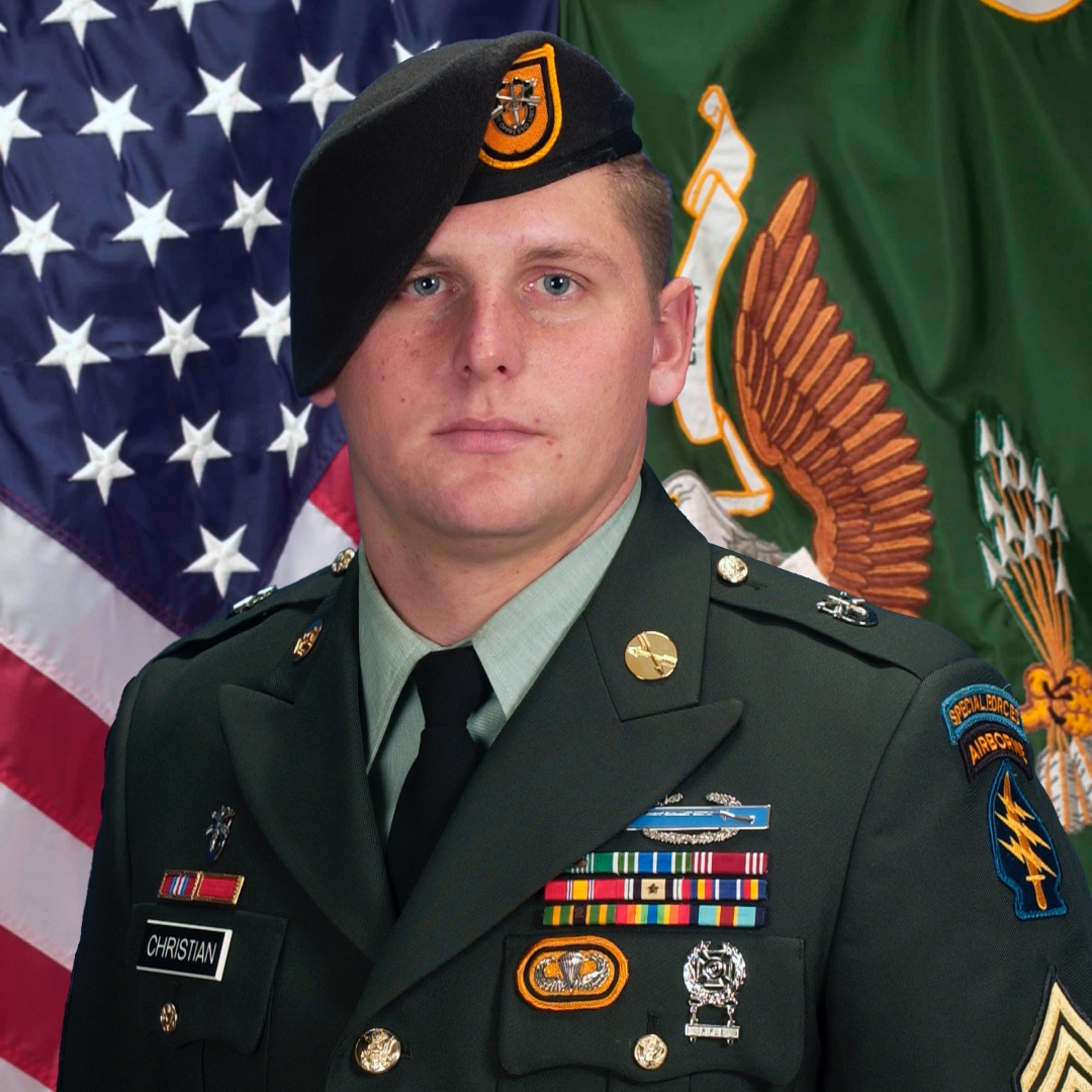 Today we remember Staff Sgt. Rusty H. Christian killed in action on this day in 2010. SSG Christian was assigned to Company C, 2nd Battalion, 1st Special Forces Group - Airborne. Memorial Wall: greenberetfoundation.org/memorial-wall/ 
De Oppresso Liber! 🇺🇸