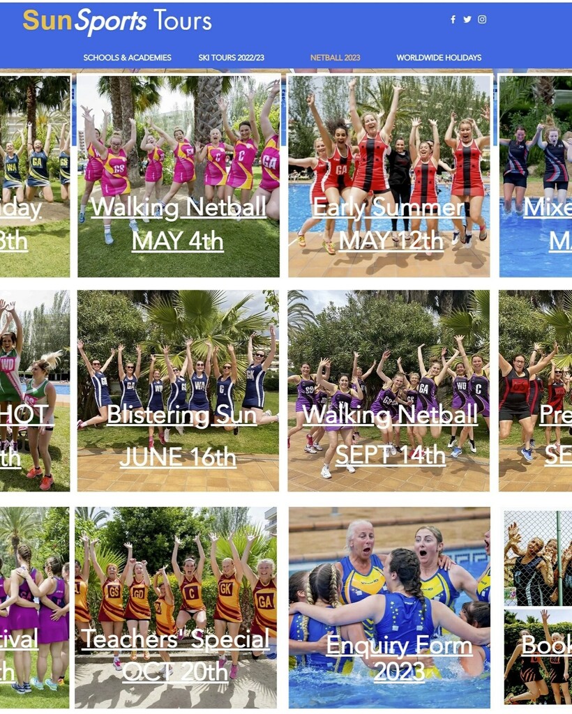#netball ...Ladies Open, Mixed, Walking...
April, May, June, October...
#sunsportsnetballweekends in Spain 2023 instagr.am/p/Cn9WiGtsom9/