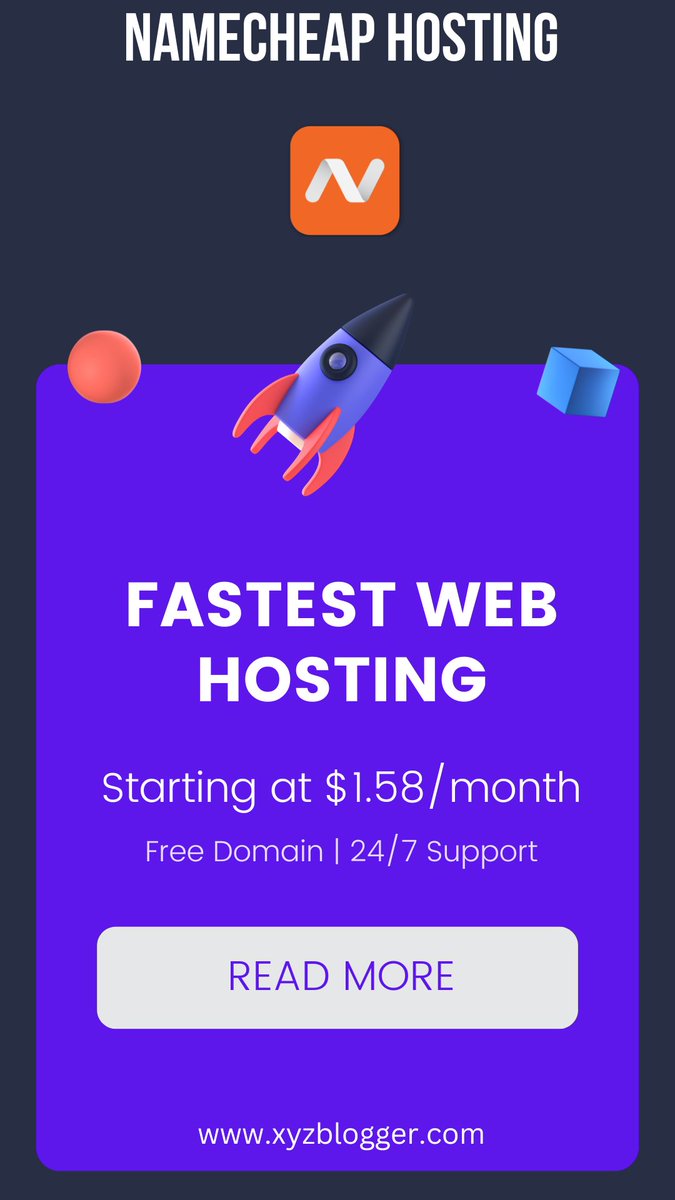 ad_maigari's tweet photo. 7 Reasons Why Namecheap Is The Best Web Hosting Company
https://t.co/uVt0Pw2tCo

#namecheap #hostingplan #webhosting #cheaphosting #blogging #blogger #wordpress #xyzblogger https://t.co/ODt0KRwTV2