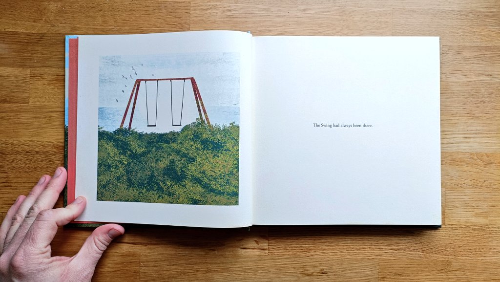 Misterbodd's tweet image. And lastly something a little special from #BrittaTeckentrup
#TheSwing uses a swing to show the passing of time and the collection of memories that happen in one place.
It is stunningly beautiful and @smithsmm it has your name written all over it (metaphorically obviously...)
