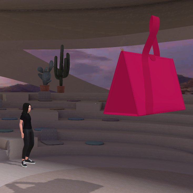 View the #Fleur bag in our <a href="/Spatial_io/">Spatial</a> auditorium for the full experience...🌺
 
spatial.io/s/GRISHEA-Fleu… 

opensea.io/assets/ethereu…

#NFTs #nftgallery #digitalfashion #NFT #Web3 #nftcollectors
