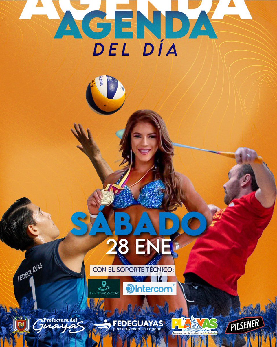 Fede_Guayas's tweet photo. 🔜 AGENDA DEL DÍA
#BeachGamesFDG 🔥 https://t.co/RWnE4JmybE