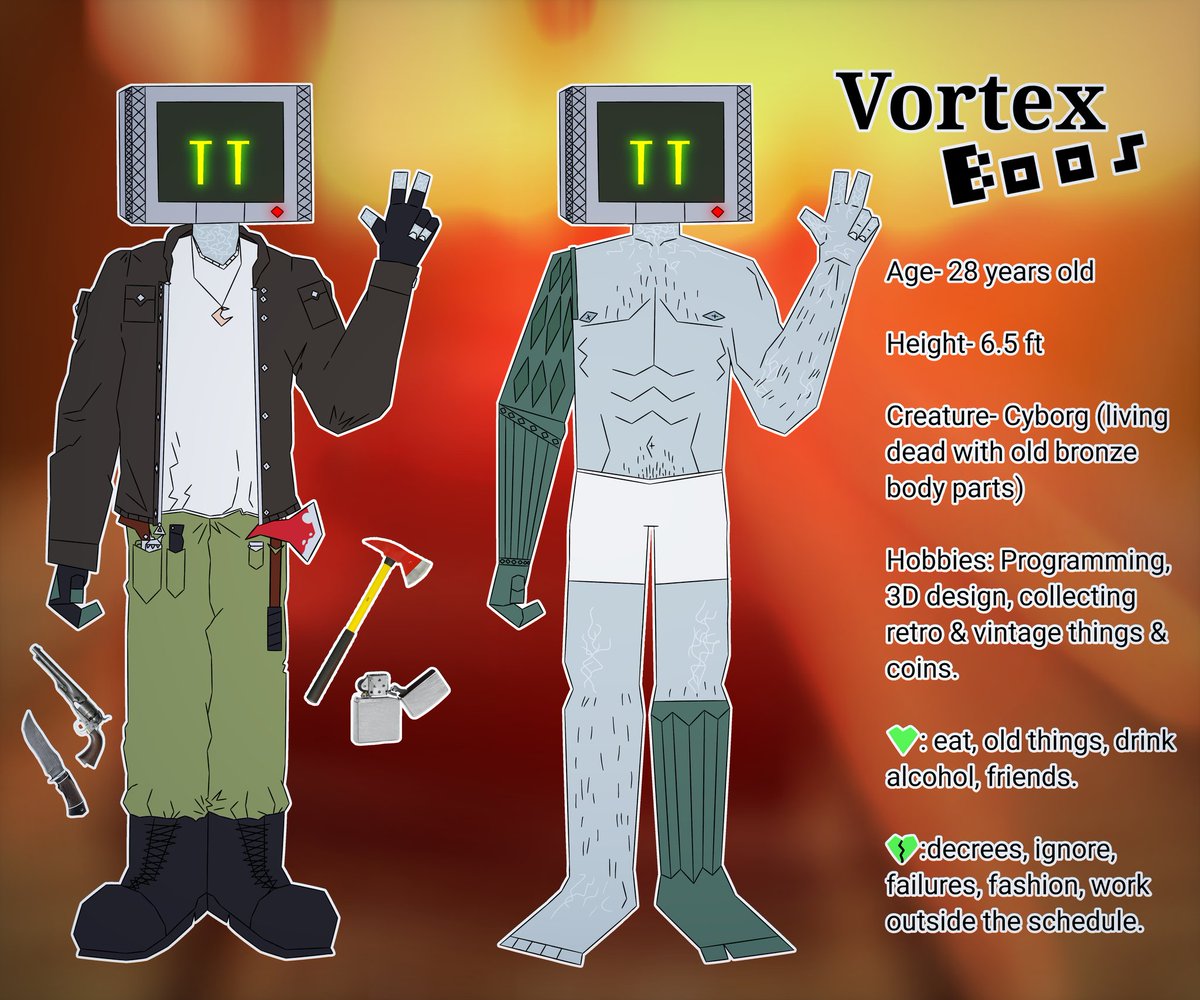 VortexBoos's tweet image. Meet the sona OC. 

I'm 18y &amp;amp; 5.6ft btw...