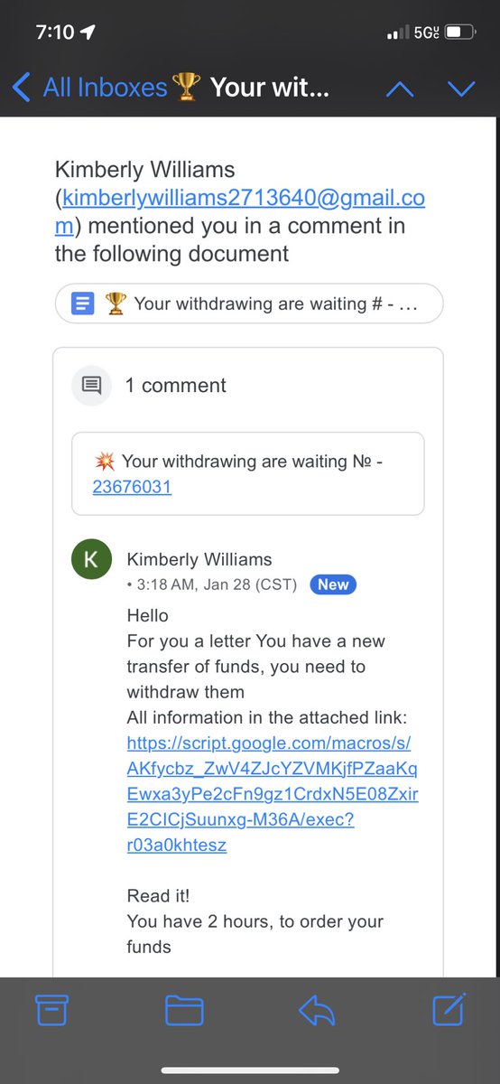 Luckyninja_'s tweet photo. Watch out for scams like these they try so hard but don't click, to me the keywords are "script" and "macro" like oh no won't catch me slipping that easy #NFTs #crypto #NeverClick https://t.co/ZP8bAemLGF