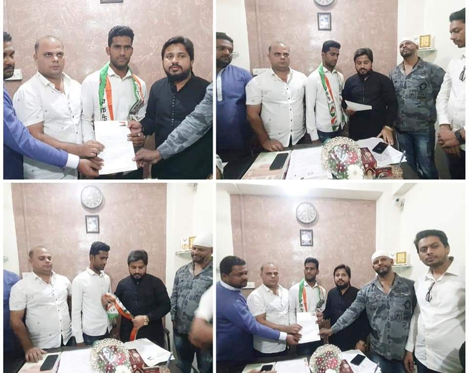 YouthBhiwandi's tweet photo. *राष्ट्रवादी युवक काँग्रेस पार्टी, भिवंडी शहर जिल्हा*
काल दिनांक 27/01/2023 रोजी समीर शेख यांची भिवंडी शहर जिल्हा सचिव पदी नियुक्ती करण्यात आली असून तसेच काही युवाकांनी राष्ट्रवादी काँग्रेस पार्टी मध्ये प्रवेश केला. https://t.co/drCgJHzp0T