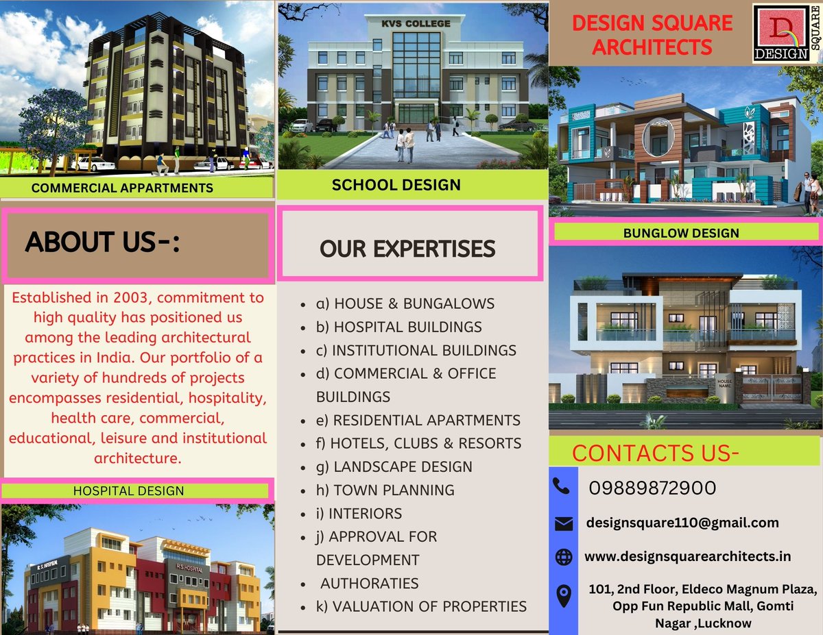 DesignSquareAr1's tweet photo. Architect. One who drafts a plan of your house, and plans a draft of your money.
#architecturedesign #architect #bunglowdesign #housedesign #commercialdesign #schooldesign #appartmentdesign #hospitaldesign #Lucknow https://t.co/6hjr05RYPV