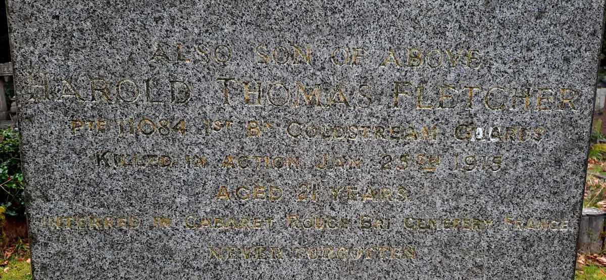 InscriptionsWw1's tweet image. #RememberedHere
Harold Thomas Fletcher
Killed in action 25 January 1915
Aged 21

"NEVER FORGOTTEN"

#ColdstreamGuards

#RobinHoodCemetery #Shirley #Solihull

#WW1 #LestWeForget

Online records via m.facebook.com/story.php?stor…