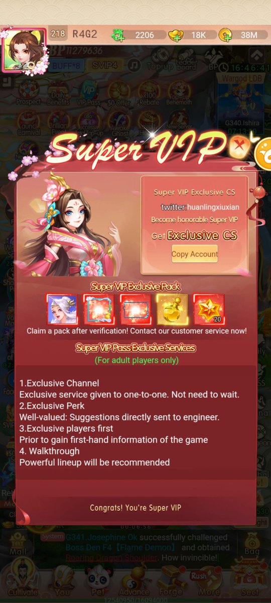 WinboxO's tweet photo. @huanlingxiuxian Nickname: Ishira Server: God-S340 Character ID: 94561529 https://t.co/T9oARaC4sV