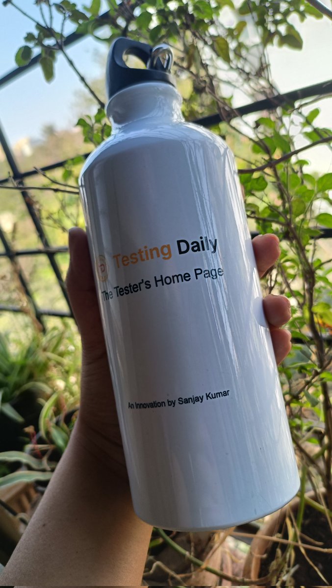 DahibhatePrachi's tweet photo. Thank you so much for the goodies @SH_TestingDaily ๐ค.
It looks amazing and I can't wait to use it ๐.
#testingdaily #testersapp #innovation #app #webapplication #broswerextension #selectorshub #thankyou #gratitude #GOODIES
#gift https://t.co/RArCQpcJ5n
