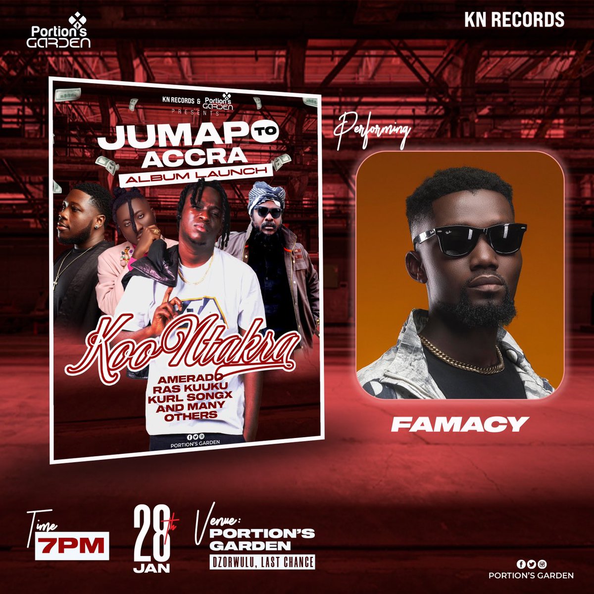 famacymusic's tweet image. Tonight with @Koo_Ntakra inside Portions Garden (Dzorwulu-Last Chance) pullop!!! #famacymusic #levelz