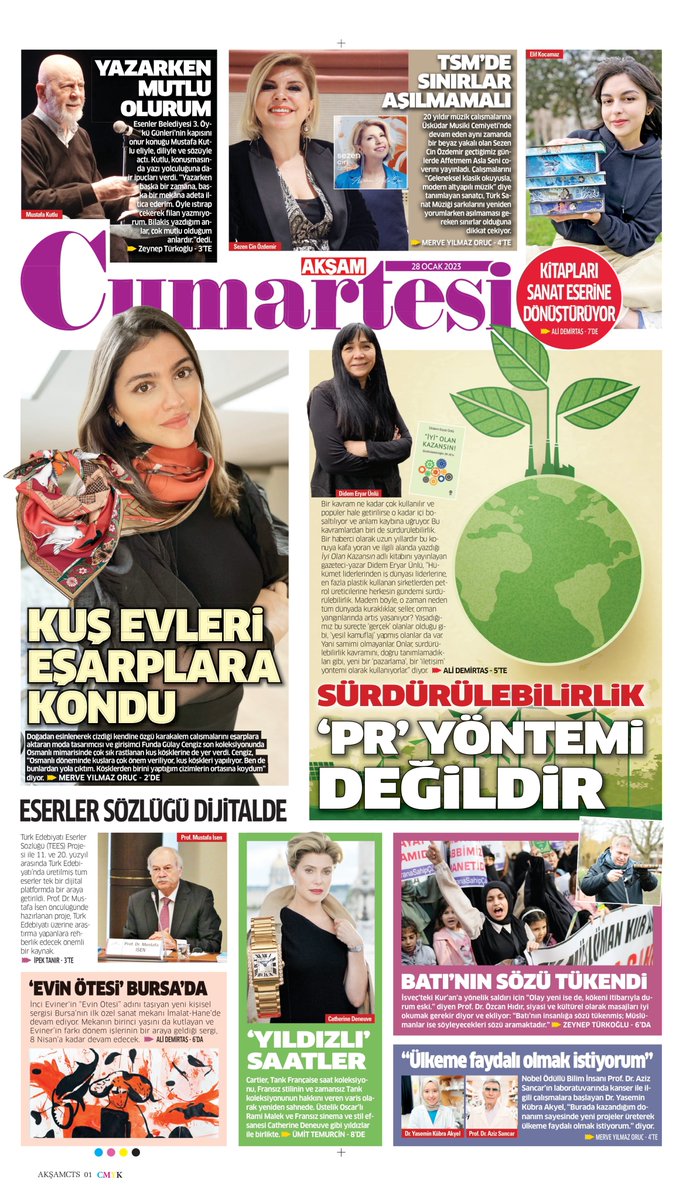 AksamKultur's tweet photo. Bugün 28 Ocak #AkşamCumartesi. Dergilik'te ve https://t.co/yRuX4eQEPo adresinde. https://t.co/dpQXW9akhL