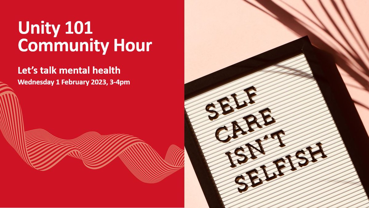 Let's talk about #MentalHealth! Join @SolentUni's Geeta Uppal and her guests on Wednesday 1 February at 3pm for #CommunityHour on @Unity101FM.

📻 unity101.org

#Communtity #OurSouthampton #Radio