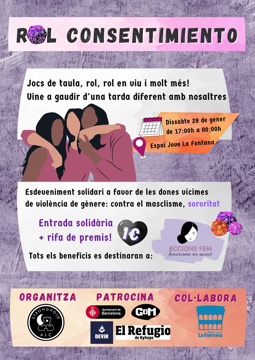 #BurnTheFestival! un alocado juego tipo #PartyGame de una autorA novel de #JuegosDeMesa! Editado con <a href="/papanatasgames/">papanatasgames</a>

Este juegaken y muchos más, podréis encontrar esta tarde en el #RolConSentimiento a partir de la 17h en el <a href="/EjLaFontana/">Espai Jove La Fontana</a>!