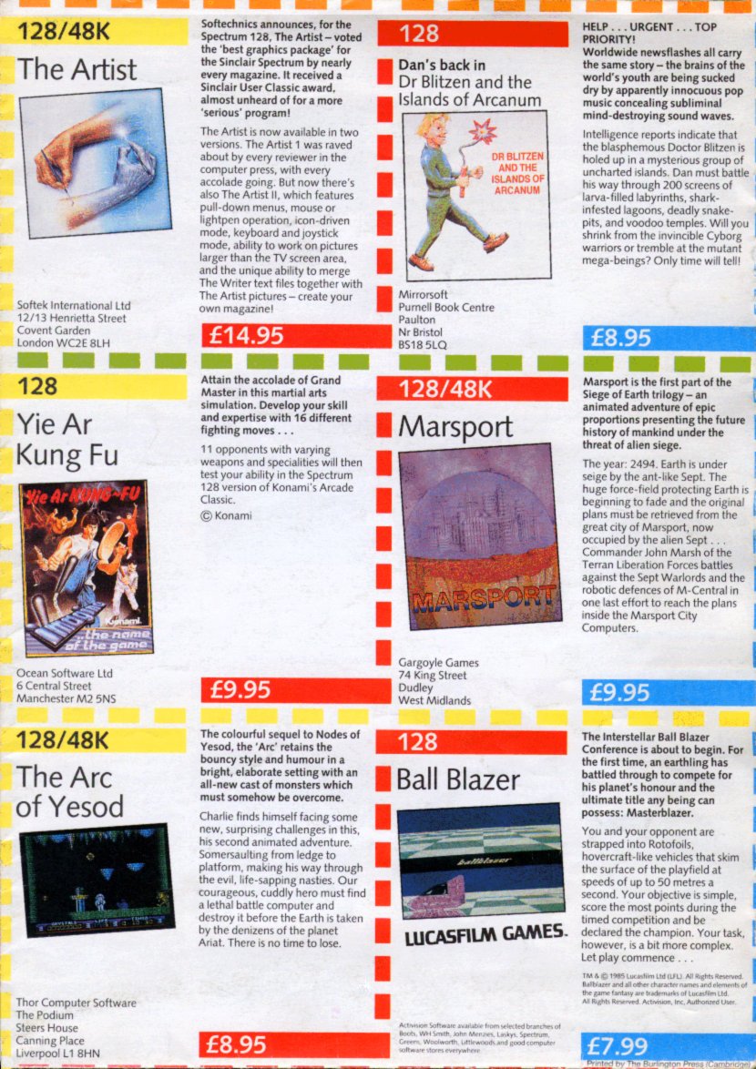 MarkRJones1970's tweet image. The software &amp;amp; peripheral catalogue from #SinclairResearch from 1986 for their new 128 #ZXSpectrum. This shows which games are due to come out for the new machine - thing is, over THIRTY of these enhanced games never surfaced! 2 never came out at all #RetroGaming (1/4)